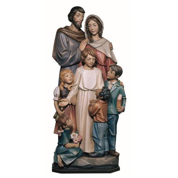 Holy family with children - Fiberglass Color