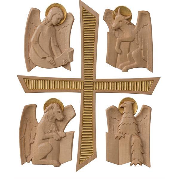 Simbols 4 evangelists with cross 20x15 x4 - color