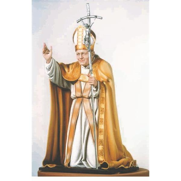 St.John Paul II kneeling - Fiberglass Color