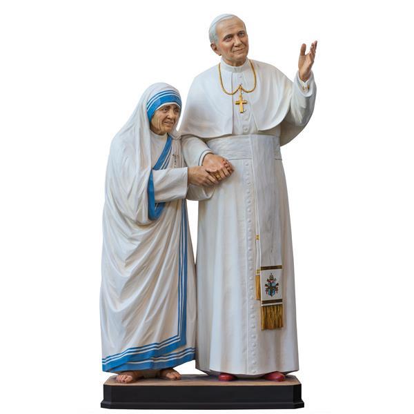 John Paul II with mother Teresa - 