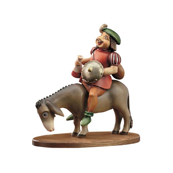 Sancho Panza on donkey (w. pedestal) - color