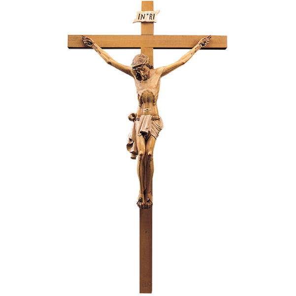 Tyrolean crucifix cross L. 18.90 inch - color