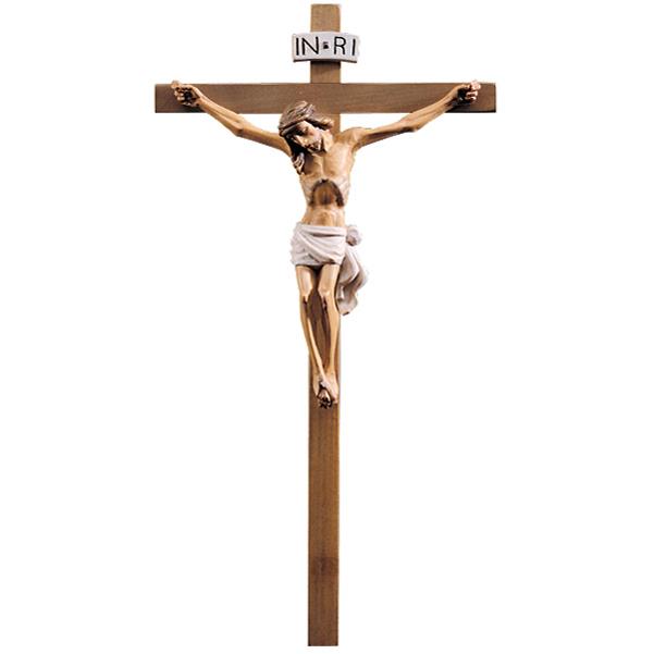 Tyrolean crucifix cross L. 16.93 inch - color