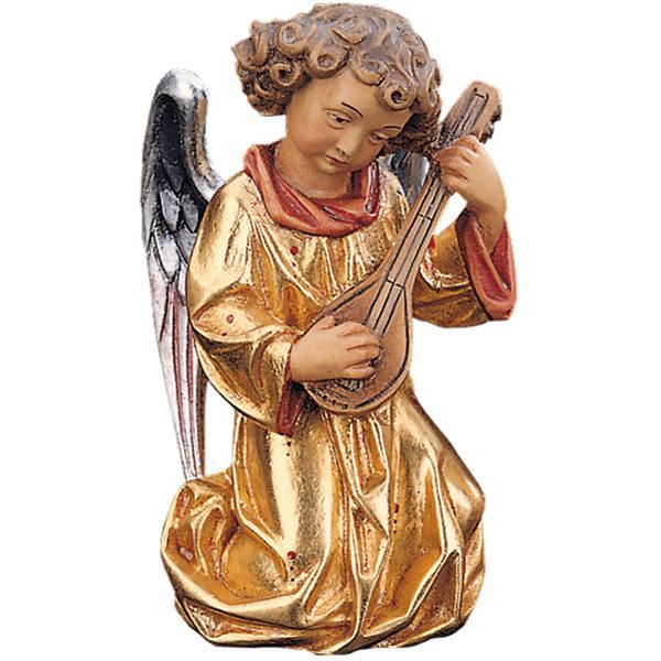 Angel with mandolin with gold dress - color