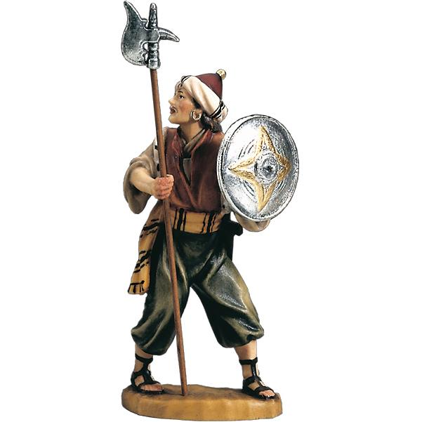 Soldier with halberd and shield - color