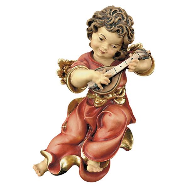 Baroque angel with mandolin 11.81 inch - color