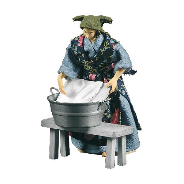 Washerwoman without basin - color