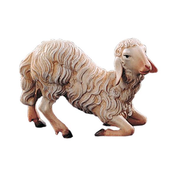 Sheep kneelling (without pedestal) - color