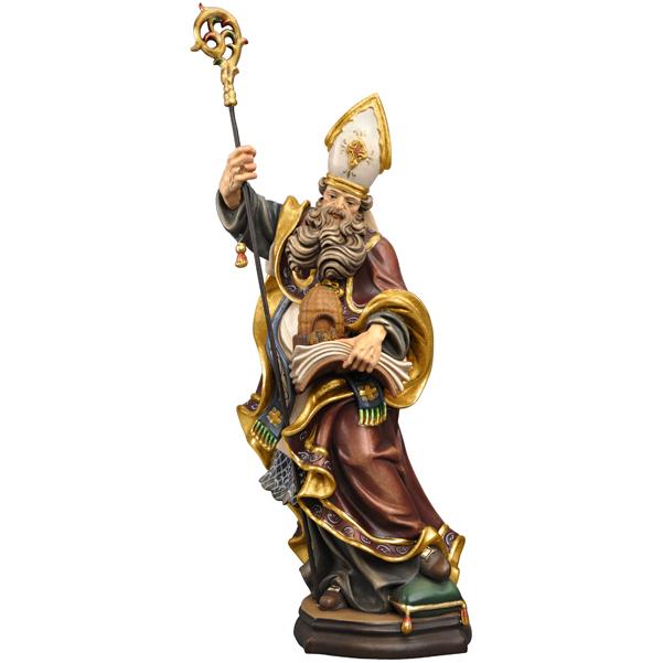 St. Ambrose with beehive - color