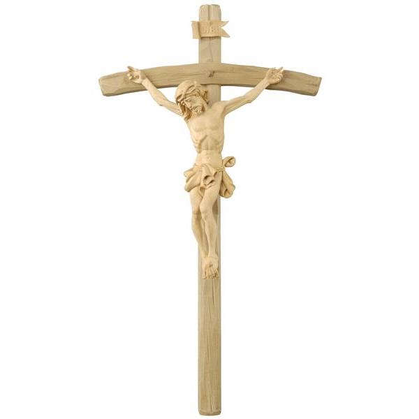 Baroque Crucifix in Lime wood - natural