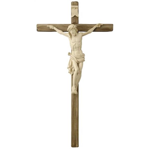 Dolomite Crucifix  made of lime wood - natural