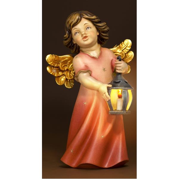 Mary angel with lantern and illumination - color