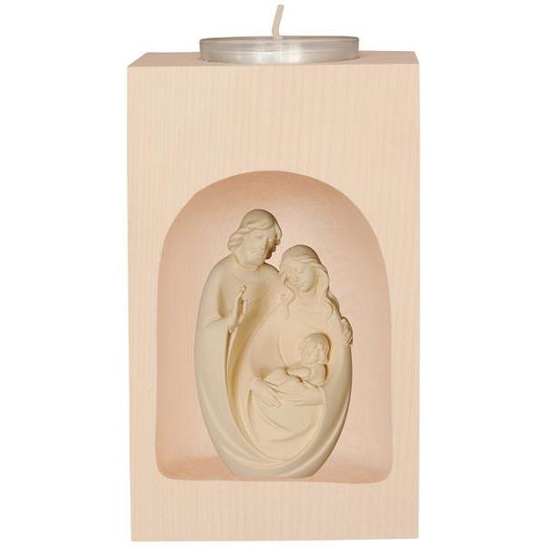 Candle holder with Family Blessing - natural