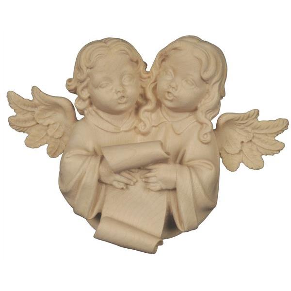 Angels couple for wall - natural