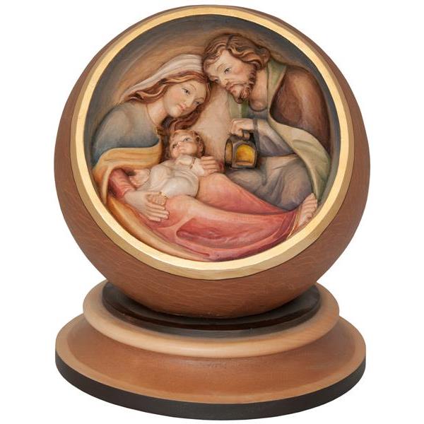 Christmas ball with Holy Family - color