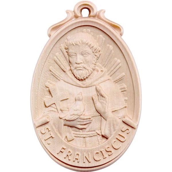 Medallion St. Francis - natural