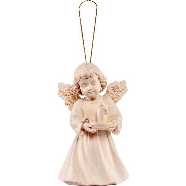 Sissi - angel with candle to hang - natural