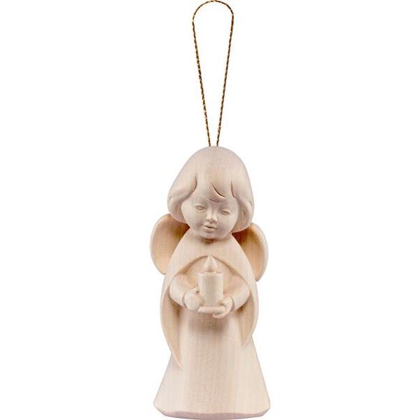 Dream angel with candle to hang - natural