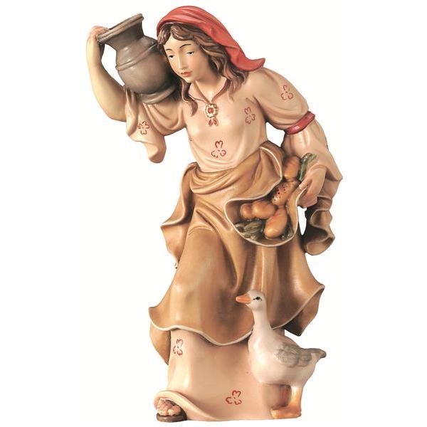 Woman with jug - color