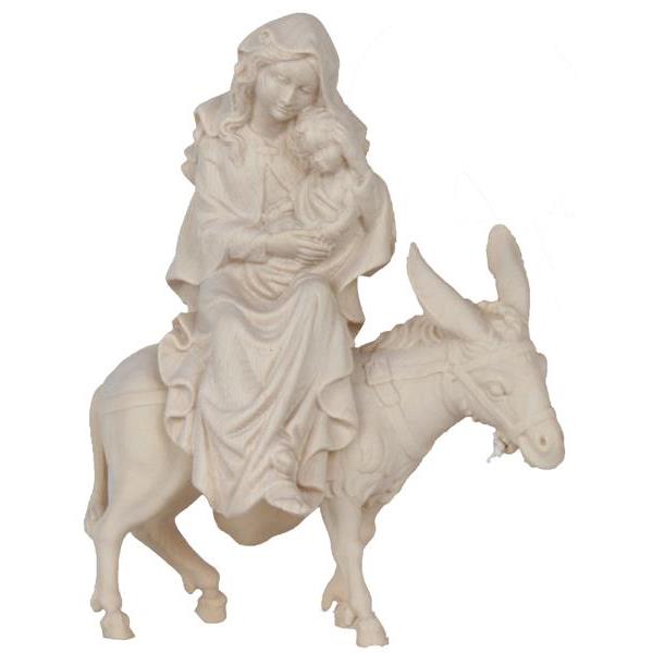 Mary sitting with child on donkey (Flight to Egypt - natural