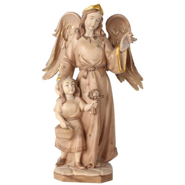 Guardian angel with girl - hued multicolor