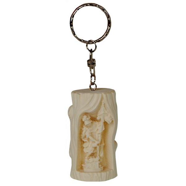 St. Florian keyring pendant - natural