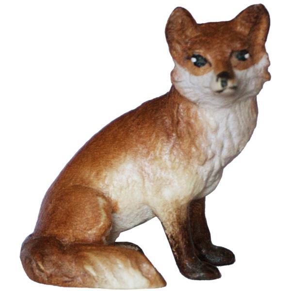 Fox sitting - color