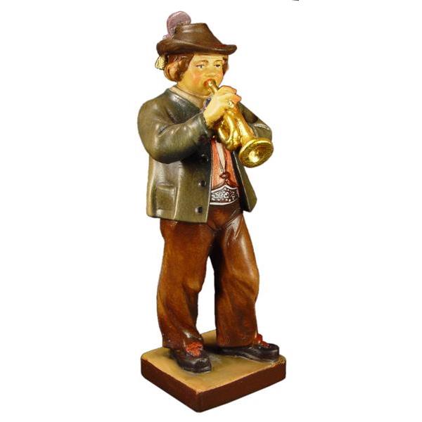 Trumphet player in linden - wood - color