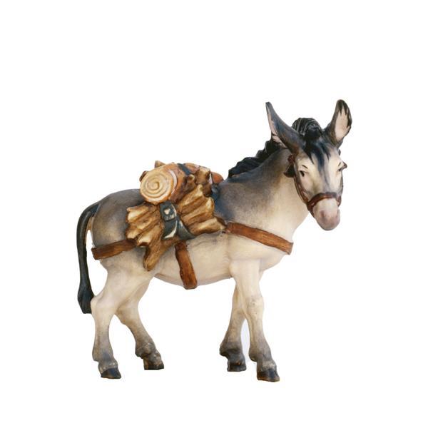 Donkey with baggage - natural