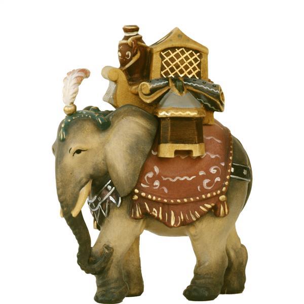 Elefant mit Sattel - natural