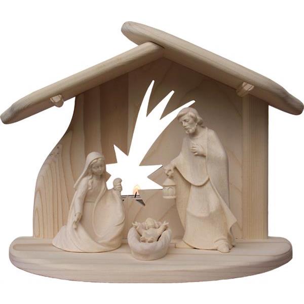 Holy Family with Stable star FLORIAN - natural