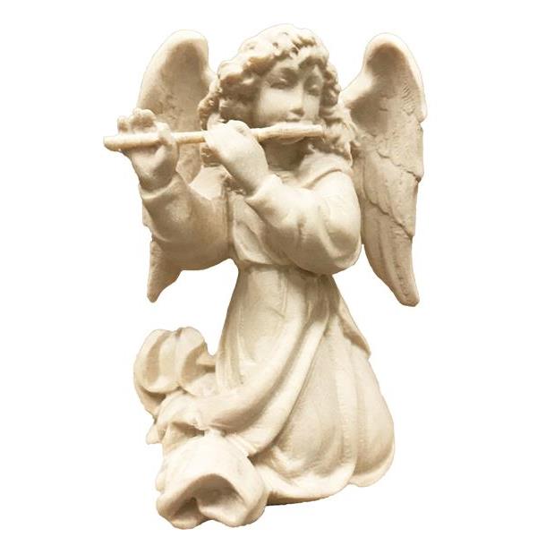 Angel with cross flute - natural