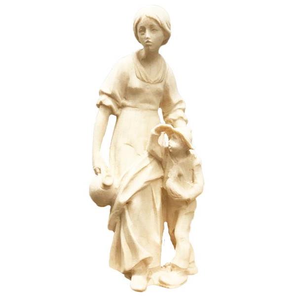 Shepherdess with boy - natural