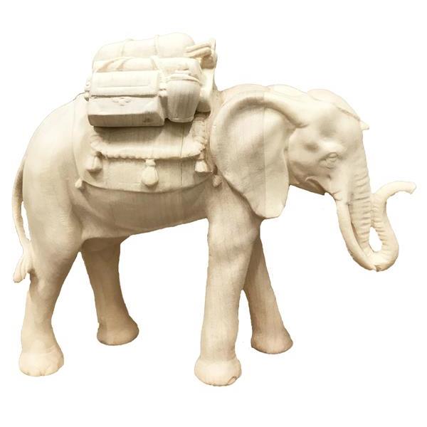 Elephant with saddle - natural