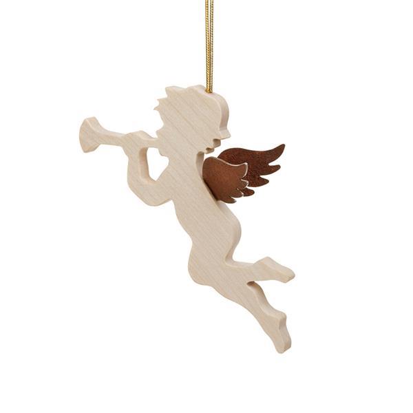 Flying Angel with Trumpet - natural