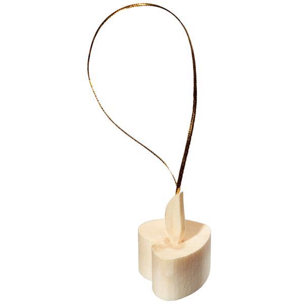 Wooden candle - natural