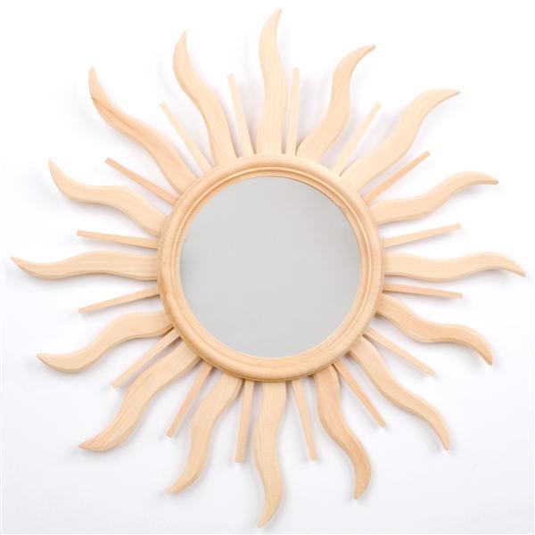 Sun with mirror - natural
