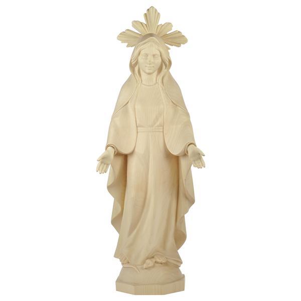 Our Lady of Miracles Modern with Halo - natural
