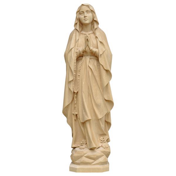 Our Lady of Lourdes - Linden wood carved - natural