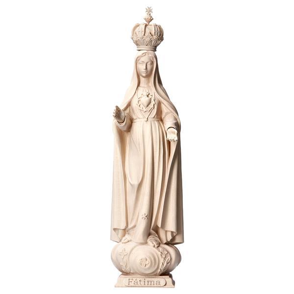 Sacred Heart of Mary Fátima with crown - natural