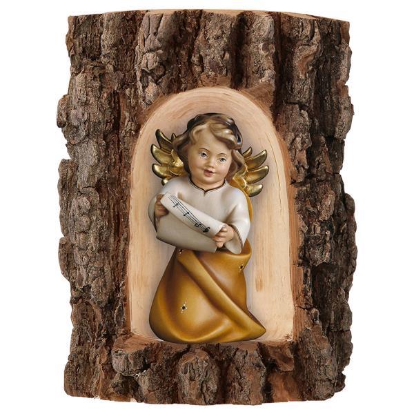 Heart Angel with notes in Grotto elm - color