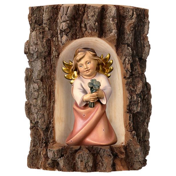 Heart Angel with fourclover in Grotto elm - color