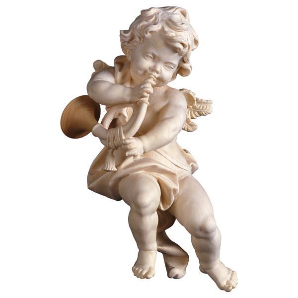 Cherub with horn - natural