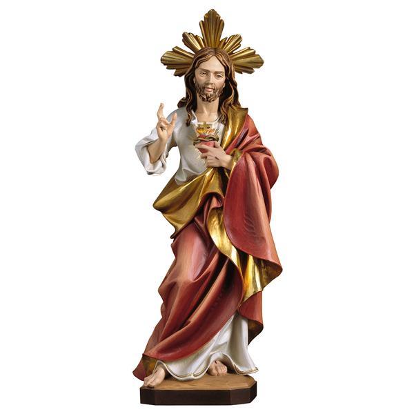 Sacred Heart of Jesus with Halo - color
