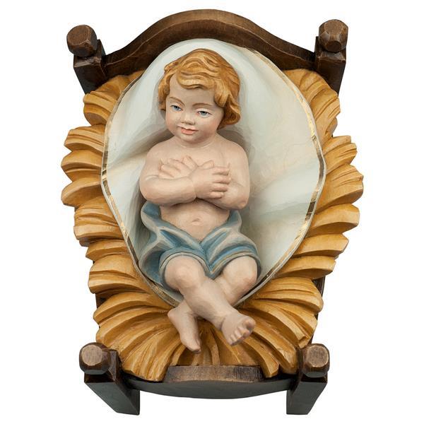 SH Infant Jesus & Manger - 2 Pieces - color