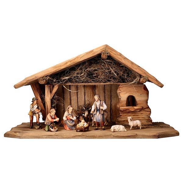 SH Shepherds Nativity Set 11 Pieces - color
