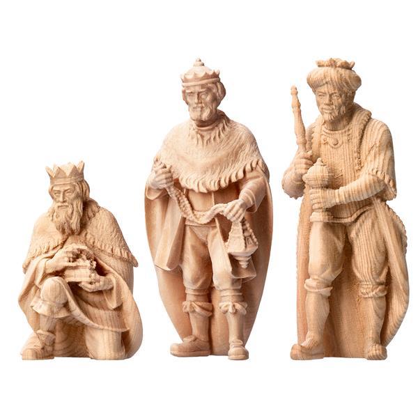 MO Three Wise Men 3 Pieces - Nat. Pine wood