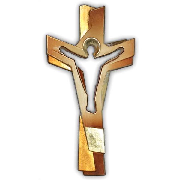 Cross of the Passion brown gold - antique