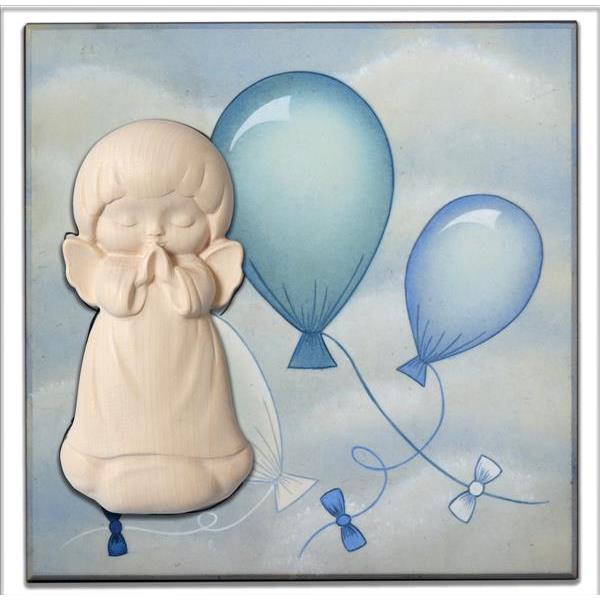 Blue balloons table + Angel Moon - natural