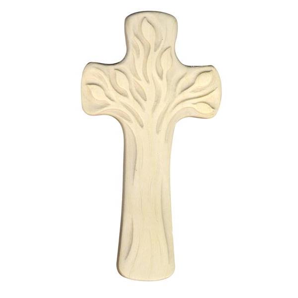 Cross "round" with Tree of the Life - natural
